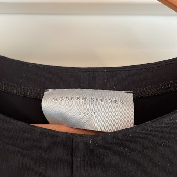 Modern Citizen Tie Front Black Dress (Size: S) - Picture 2 of 5